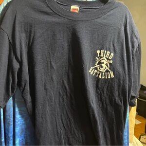 Third Battalion Black Military Vintage T-Shirt